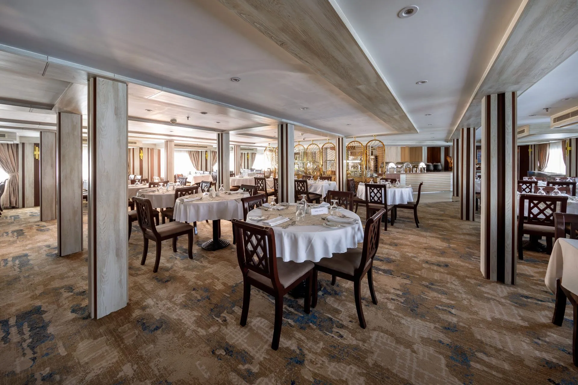 Restaurant aboard the MS Chateau Lafayette Nile Cruise Nile cruise